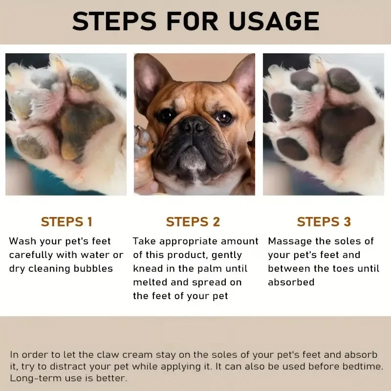 45g Pet Nose and Paw Balm Butter Cream Protector to Moisturizer Dry Cracked Nose and Feet