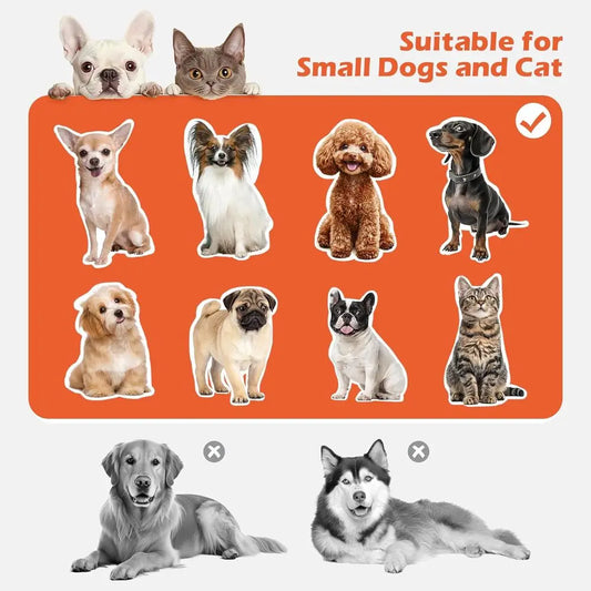 Anti-Slip Dog Stairs for High Beds, Wide Seat Chairs for Small Puppies, Metal Steps for Easy Bed Access, Window Couch for Dogs,