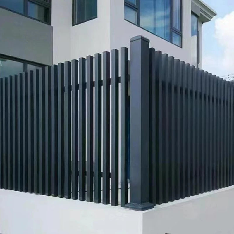 Vertical Aluminum Powder Coated Metal Fence/Panel with Slat Surface
