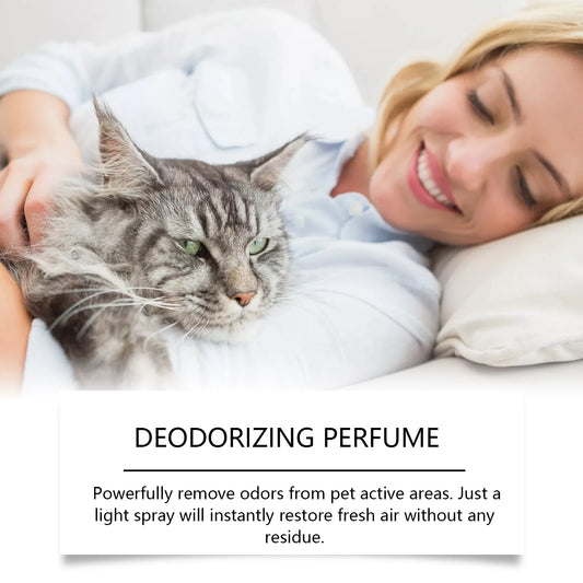Pet Deodorizing Spray Eliminate Bad Odor Lasting Fresh Fragrance Non-irritating Refreshing Air Pet Deodorizing Spray