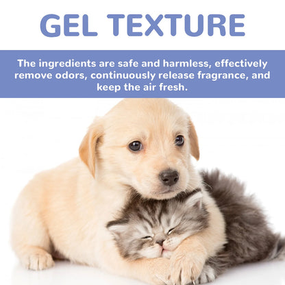 200g Pet Deodorant Gel Air Freshener Long-Lasting Natural Plant Fragrance Clean Cat Dog Body Odor Urine Odor Eliminator