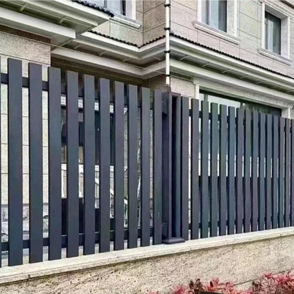 Vertical Aluminum Powder Coated Metal Fence/Panel with Slat Surface