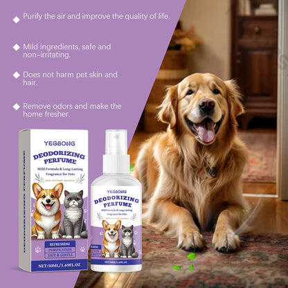 Pet Deodorizing Spray Eliminate Bad Odor Lasting Fresh Fragrance Non-irritating Refreshing Air Pet Deodorizing Spray