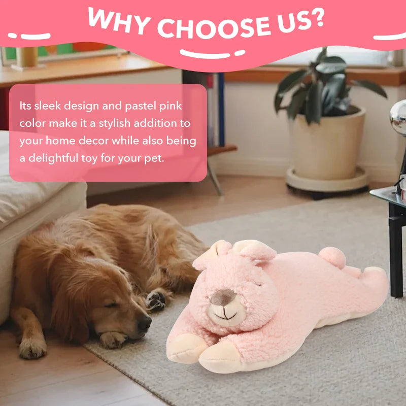 Rabbit Design Heartbeat Stuffed Animal Behavioral Sleep Aid Comforting