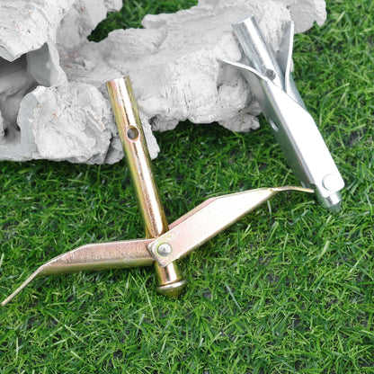 Semi-Permanent Ground Anchor. Heavy Duty Anti Rust Steel. Provides Strong Windproof Anchor/Stake for Fixed Outdoor Structures.