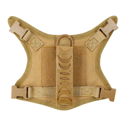 Small Pet Adjustable Military Tactical Harness Vest Leash Set for Walking and Training