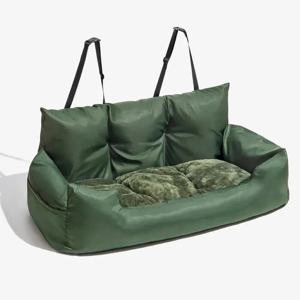 Dog Car Seat Cover for Travel, Thickened Cotton, Folding Hammock, Carrier Bag for Pets