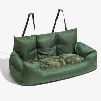 Dog Car Seat Cover for Travel, Thickened Cotton, Folding Hammock, Carrier Bag for Pets