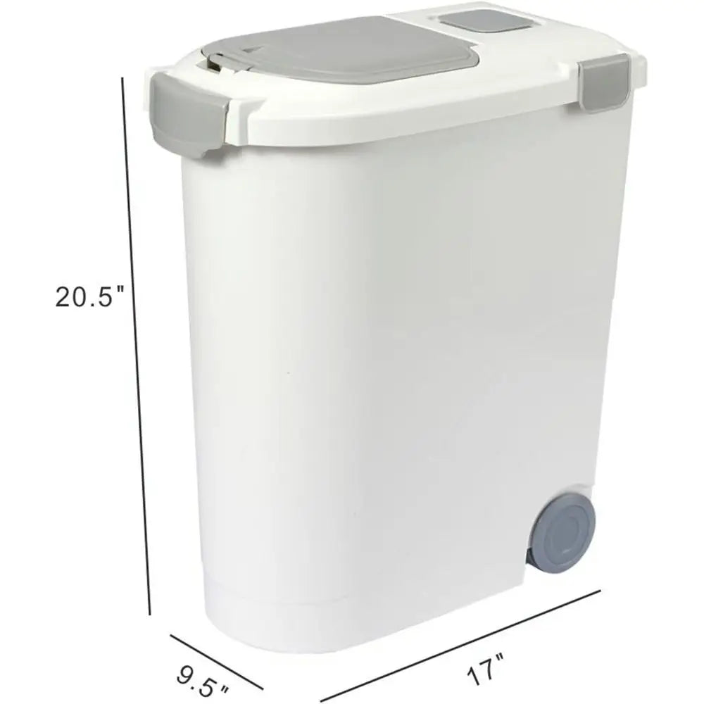 Pet Food Storage Container, Up to 30 Lbs/36 Qt, Easy Access, Lightweight, Keeps Food Fresh