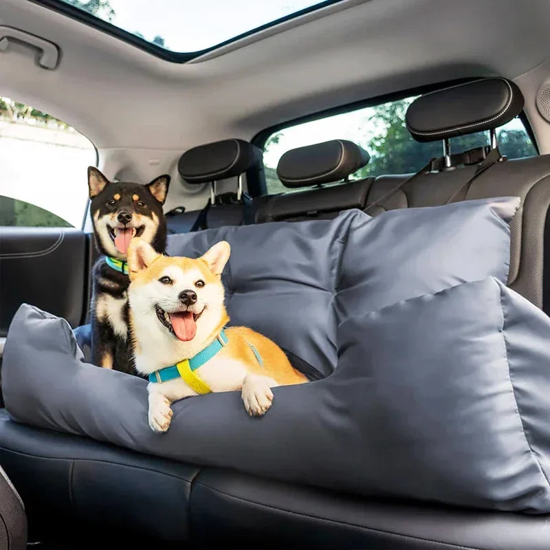 Dog Car Seat Cover for Travel, Thickened Cotton, Folding Hammock, Carrier Bag for Pets