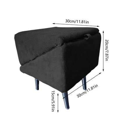 Dog Ramp For Bed Foldable Footrest Stool For Small Breed Animal Multi-functional Non-Slip Safety Ramp
