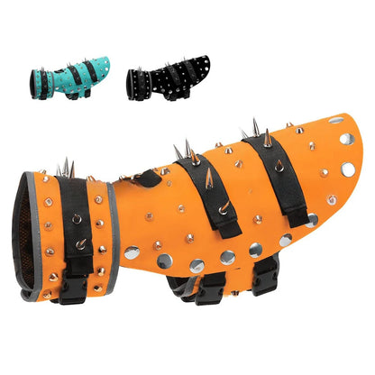 Pet Clothing Creative Punk Puppy Vest Spike Resistant Bite Resistant Pet Vest Protective Dog Armor Vest Pet Jackets