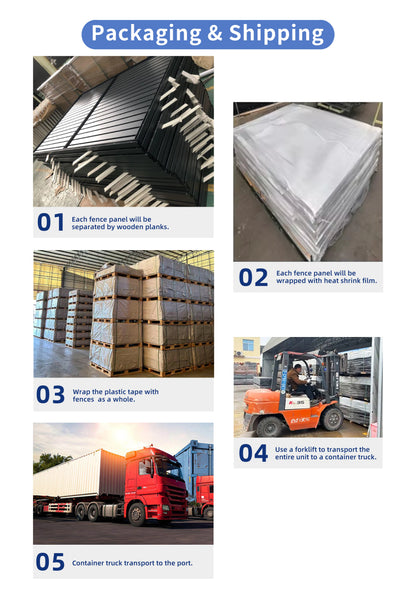 Wood/Plastic Composite Outdoor Fence Panel with Aluminum Post and Slat Wall Surface.