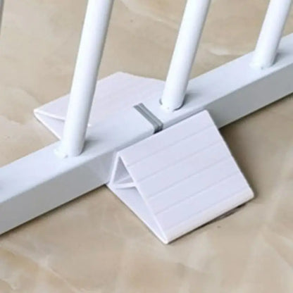 Support Feet For Pet Gate Dog Fence Panel Freestanding Support Feet 6 Pieces Versatile Reinforcement Accessories With Adhesive