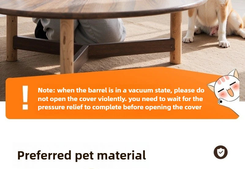 Intelligent Pet Food Container Vacuum 10L Easy Clean Cat Food Storage Moisture-proof and Insect-proof Pet Products Supplies