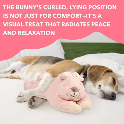 Rabbit Design Heartbeat Stuffed Animal Behavioral Sleep Aid Comforting