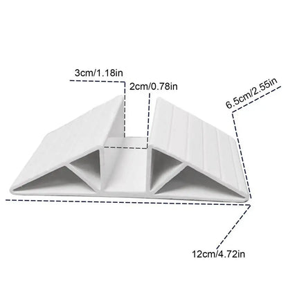 Support Feet For Pet Gate Dog Fence Panel Freestanding Support Feet 6 Pieces Versatile Reinforcement Accessories With Adhesive