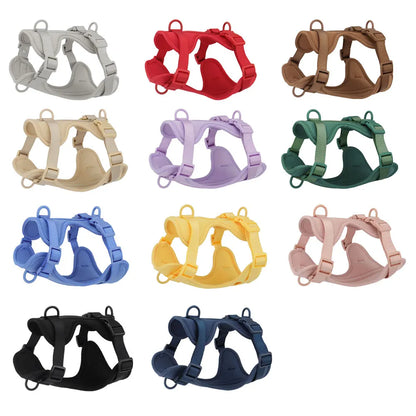 Breathable Lightweight Adjustable Harness with Chest Strap for Small Medium Dog