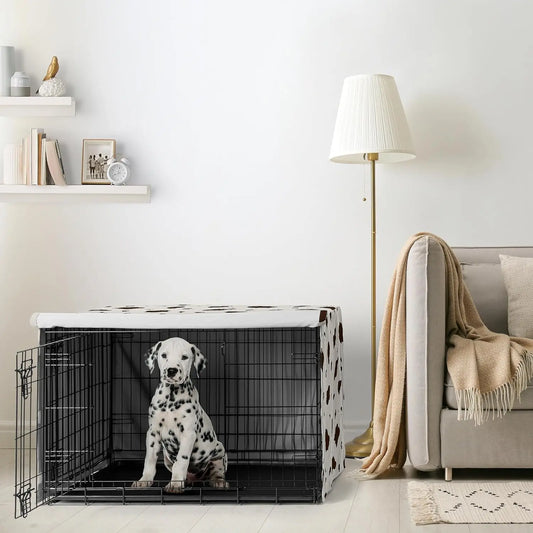 36in. Medium Dog Crate Cover (Western Cow Print) Pet Cage, Kennel Covers (Southern, Charm, Country, South, Wild West) Create a comfortable and cozy space for your four-legged friend with a protective fabric that securely cove