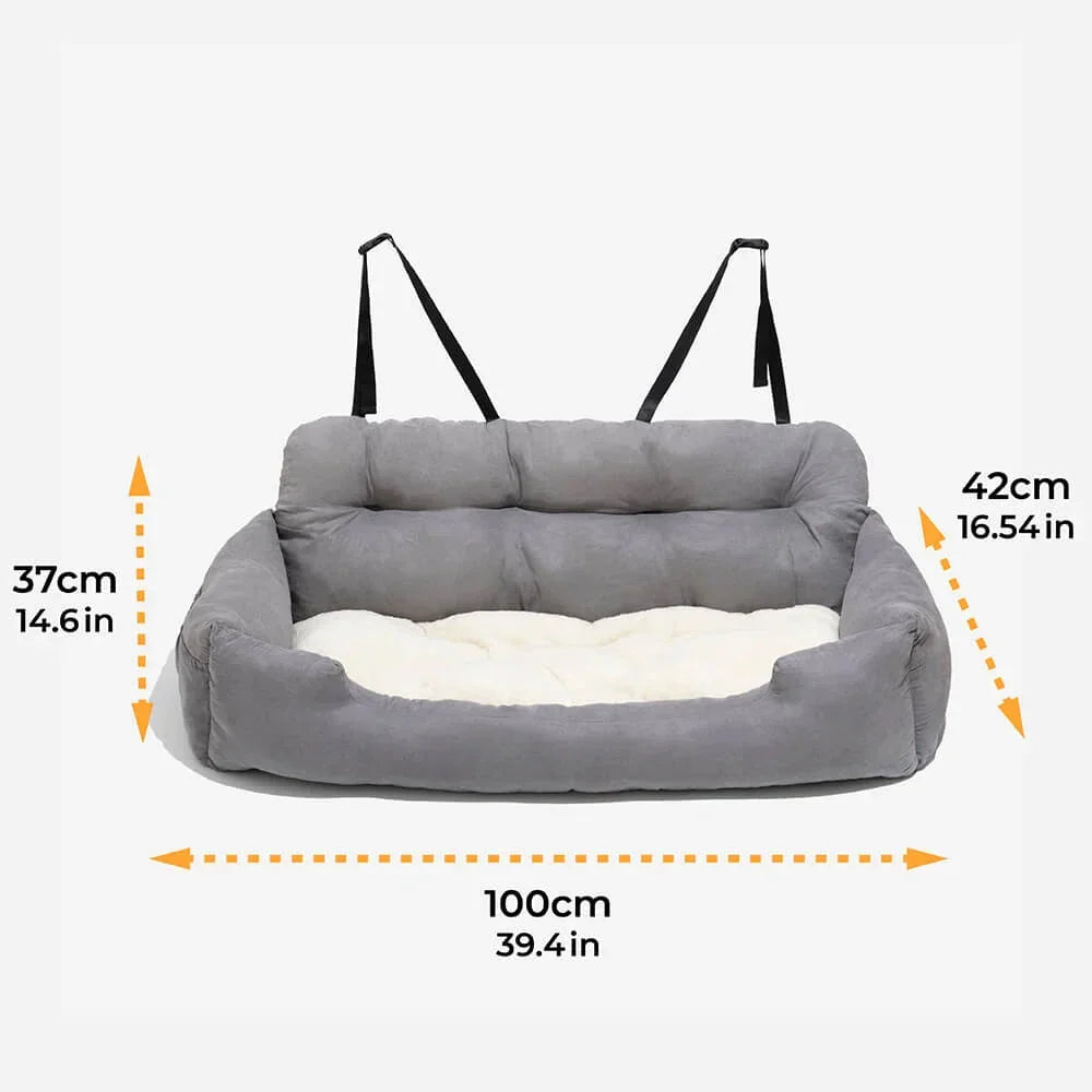 Dog Car Seat Cover for Travel, Thickened Cotton, Folding Hammock, Carrier Bag for Pets