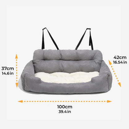 Dog Car Seat Cover for Travel, Thickened Cotton, Folding Hammock, Carrier Bag for Pets