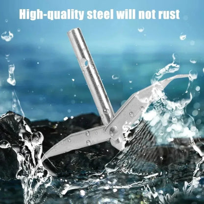 Semi-Permanent Ground Anchor. Heavy Duty Anti Rust Steel. Provides Strong Windproof Anchor/Stake for Fixed Outdoor Structures.