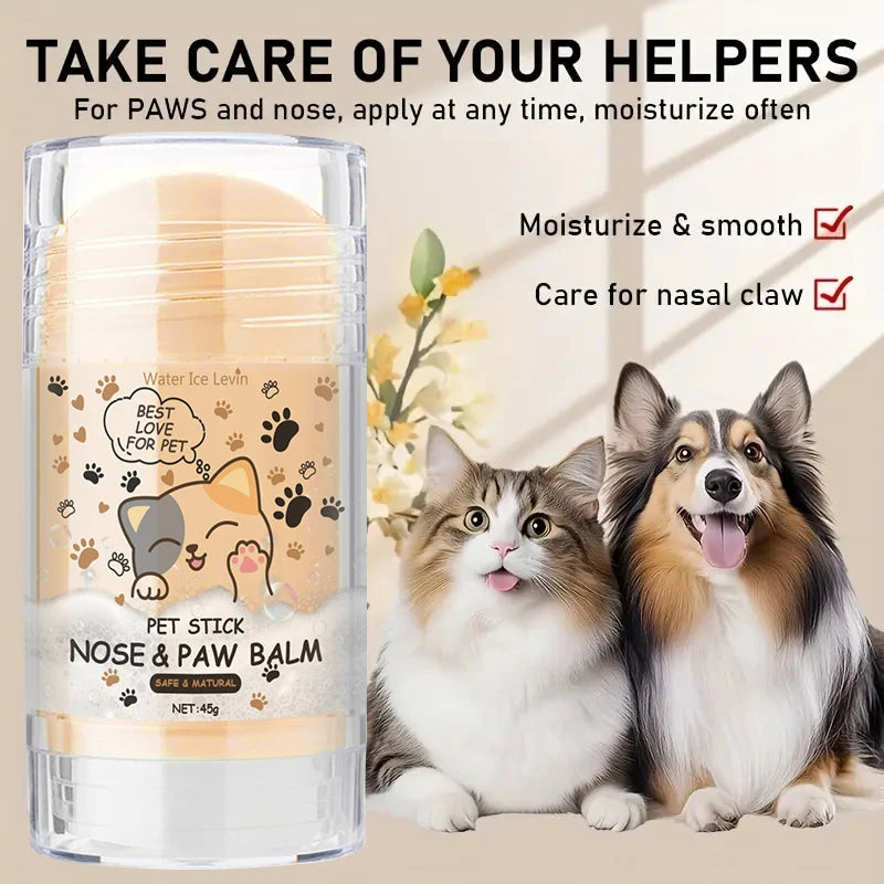 45g Pet Nose and Paw Balm Butter Cream Protector to Moisturizer Dry Cracked Nose and Feet