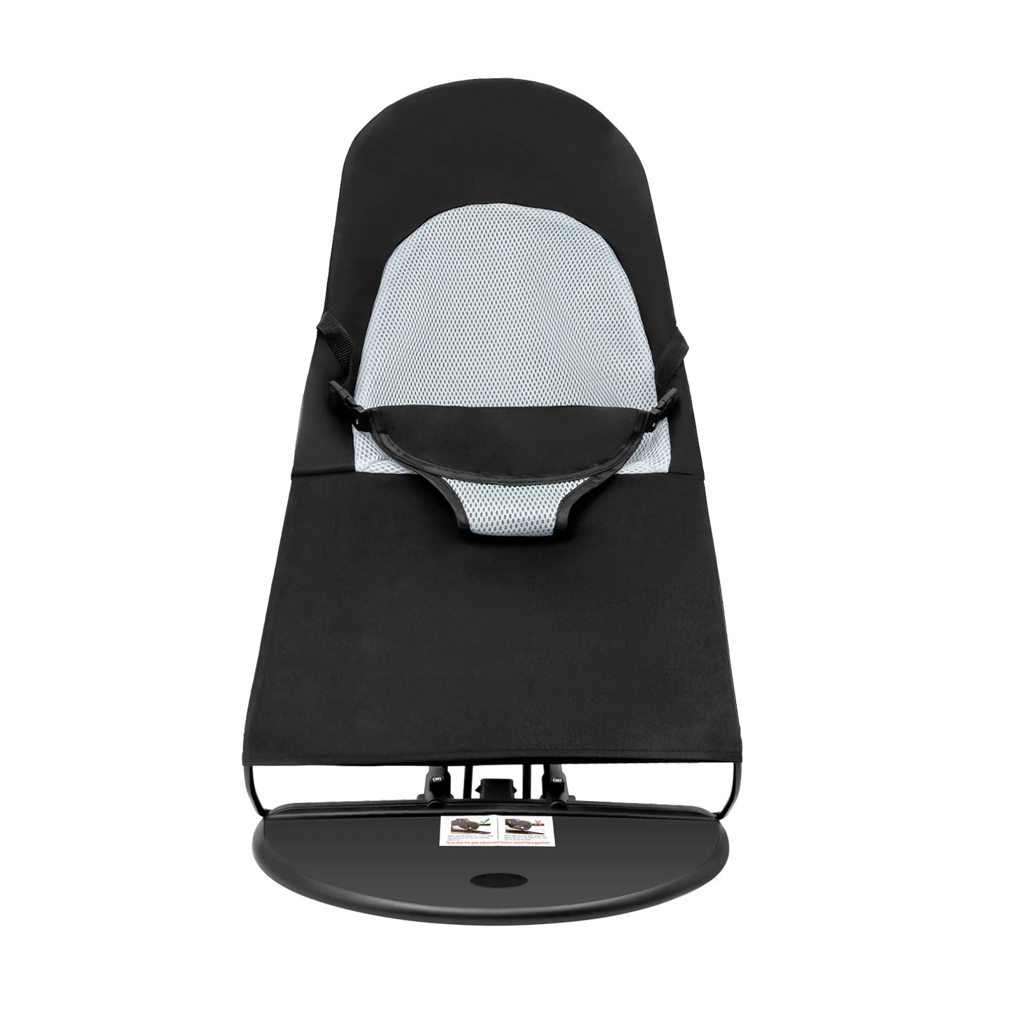 Pet Rocker Bed Foldable Chair Adjustable Height Breathable Stainless Steel Bracket