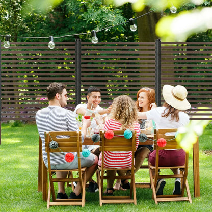 3 Ft W X 4 Ft H Metal Privacy Screen/Fence Panel for Outside Patio Garden Backyard