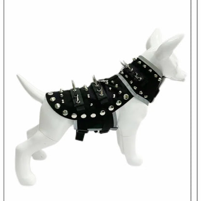 Pet Clothing Creative Punk Puppy Vest Spike Resistant Bite Resistant Pet Vest Protective Dog Armor Vest Pet Jackets