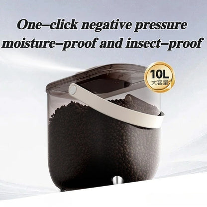 Intelligent Pet Food Container Vacuum 10L Easy Clean Cat Food Storage Moisture-proof and Insect-proof Pet Products Supplies