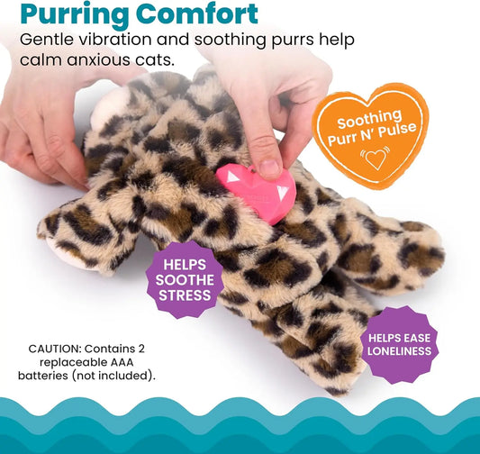 Calming Kitty Pal with Purring, Heartbeat, Warmth & Vibration for Anxiety Relief