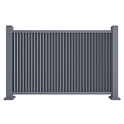 Vertical Aluminum Powder Coated Metal Fence/Panel with Slat Surface
