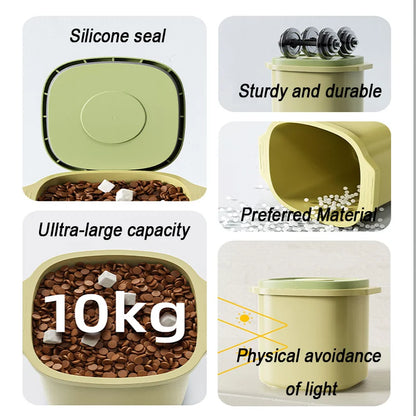 Large-capacity pet food storage bucket Vacuum-sealed moisture-proof mold-proof cat food and dog food storage container