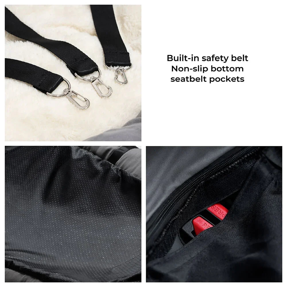 Dog Car Seat Cover for Travel, Thickened Cotton, Folding Hammock, Carrier Bag for Pets