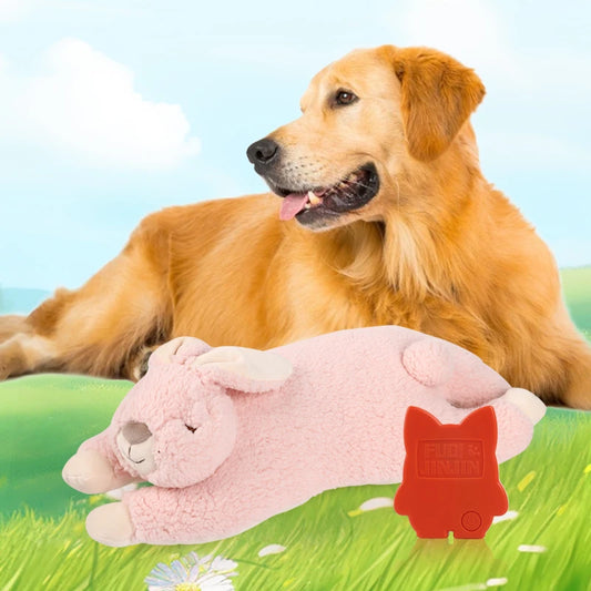 Rabbit Design Heartbeat Stuffed Animal Behavioral Sleep Aid Comforting