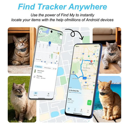 Mini Android GPS Pet Activity Collar. No Subscription Required.