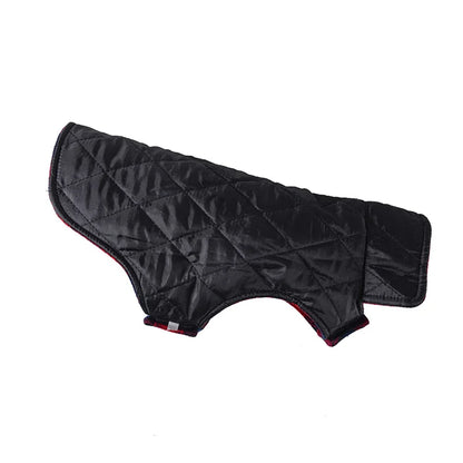 Pet Vest Coat Cotton British Plaid Style Winter Warm