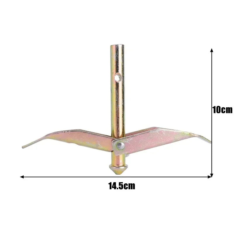 Semi-Permanent Ground Anchor. Heavy Duty Anti Rust Steel. Provides Strong Windproof Anchor/Stake for Fixed Outdoor Structures.