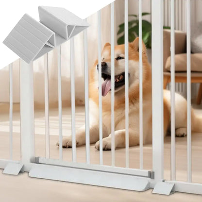 Support Feet For Pet Gate Dog Fence Panel Freestanding Support Feet 6 Pieces Versatile Reinforcement Accessories With Adhesive