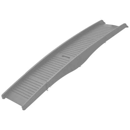 Folding Portable Pet Stair Ramp Non-Slip Rug Surface Dog SUV & Truck Ramp Pet Ramp Stairs for Medium & Large Dogs Get Into A Car
artificial turf is recommended.
4. Foldable with Handle: The foldable car ramp for dogs easily f