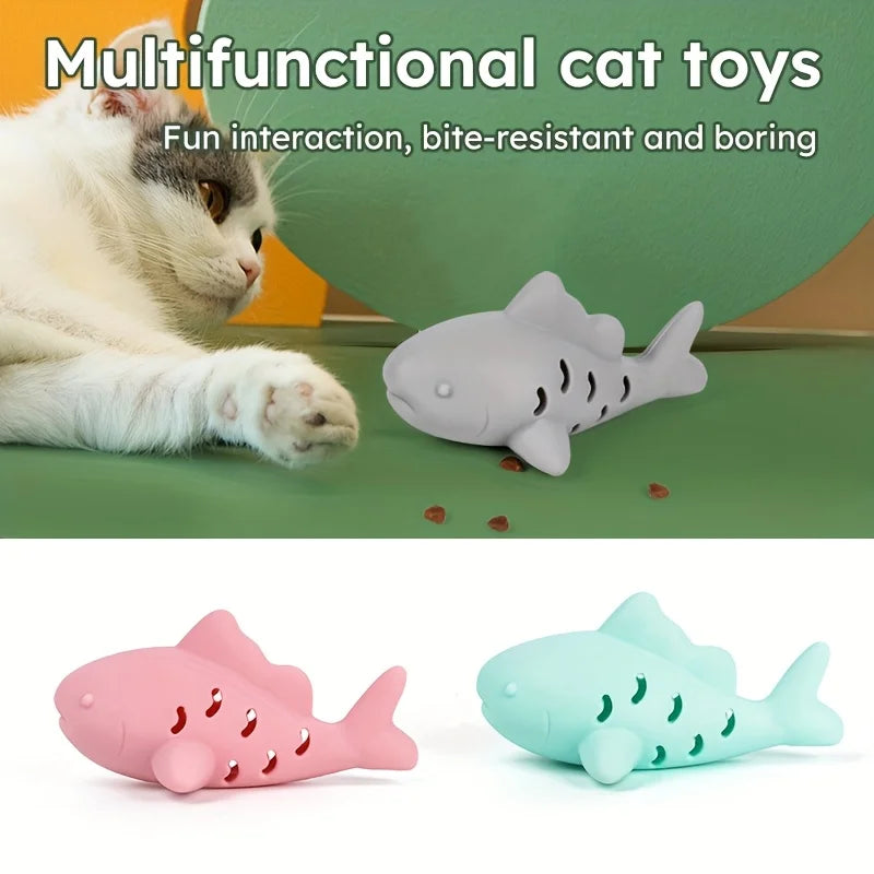 1pc Interactive Cat & Dog Toy - Durable Bite-Resistant Design, Hiding Food & Grinding Teeth Small Pet Entertainment
