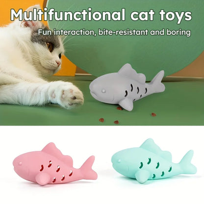 1pc Interactive Cat & Dog Toy - Durable Bite-Resistant Design, Hiding Food & Grinding Teeth Small Pet Entertainment