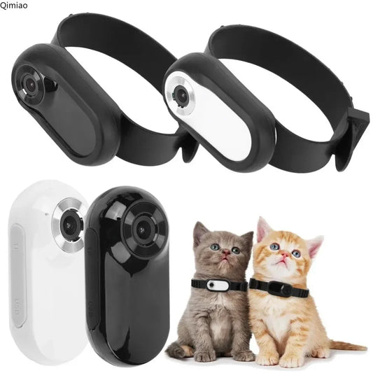 Portable Thumb Pet Camera HD 1080p Detachable Pet Recorder Anti-shake Cat and Dog View Camera Attaches To Collar Outdoor Sports