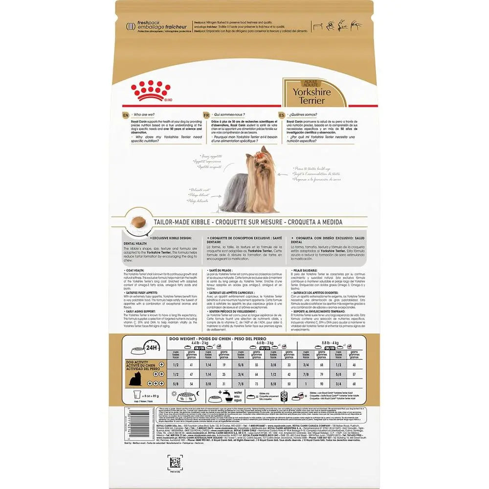 Yorkshire Terrier Adult Nutrition Dry Dog Food, 10 lbs