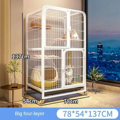 Cat Carrier Home Indoor Extra Large Free Space Cat Villa Multi-Storey Luxury Cat Nest Multifunctional Pet Cage pet supplies