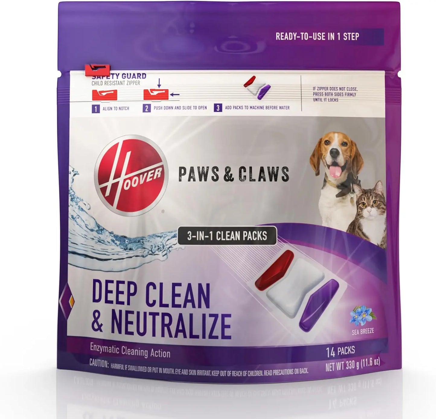 Compact Carpet Cleaner Machine for Pets, Lightweight Shampooer with Solution for Fresh Home