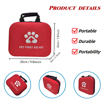 Pet Multi-purpose First Aid Emergency Medical Kit  for Cats and Dogs