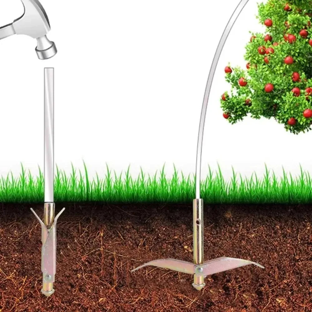 Semi-Permanent Ground Anchor. Heavy Duty Anti Rust Steel. Provides Strong Windproof Anchor/Stake for Fixed Outdoor Structures.