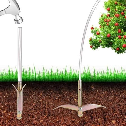 Semi-Permanent Ground Anchor. Heavy Duty Anti Rust Steel. Provides Strong Windproof Anchor/Stake for Fixed Outdoor Structures.